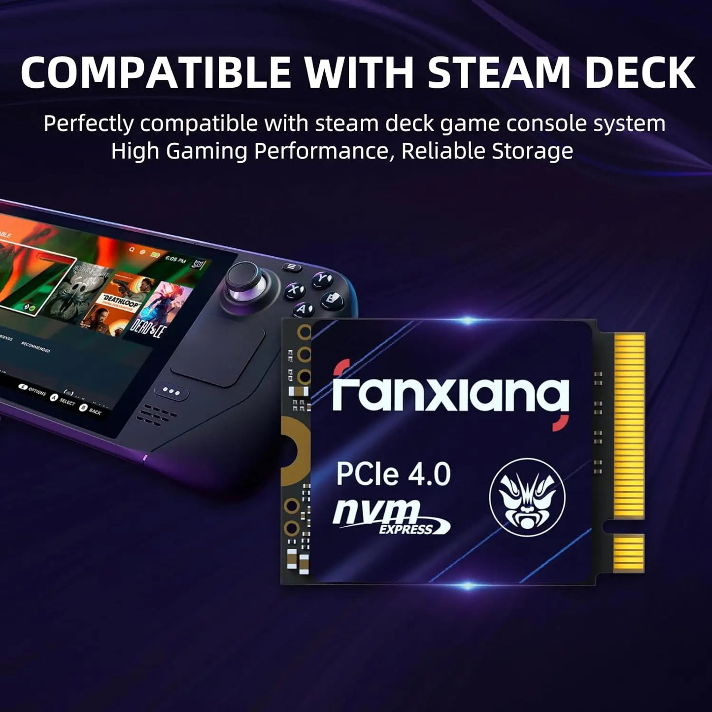 Fanxiang S700 M.2 NVMe SSD – PCIe 4.0, Up to 5000MB/s (500GB / 1TB)