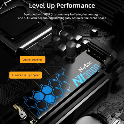 Netac NV3000 M.2 NVMe SSD – PCIe 3.0, Up to 3500MB/s (250GB–2TB)